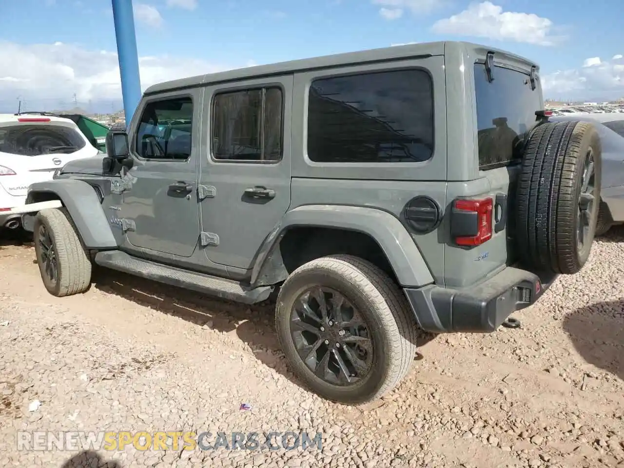 2 Photograph of a damaged car 1C4JJXP68MW742136 JEEP WRANGLER 2021