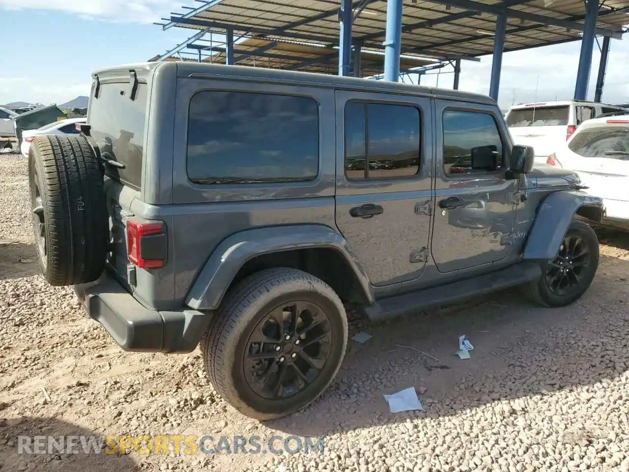 3 Photograph of a damaged car 1C4JJXP68MW742136 JEEP WRANGLER 2021