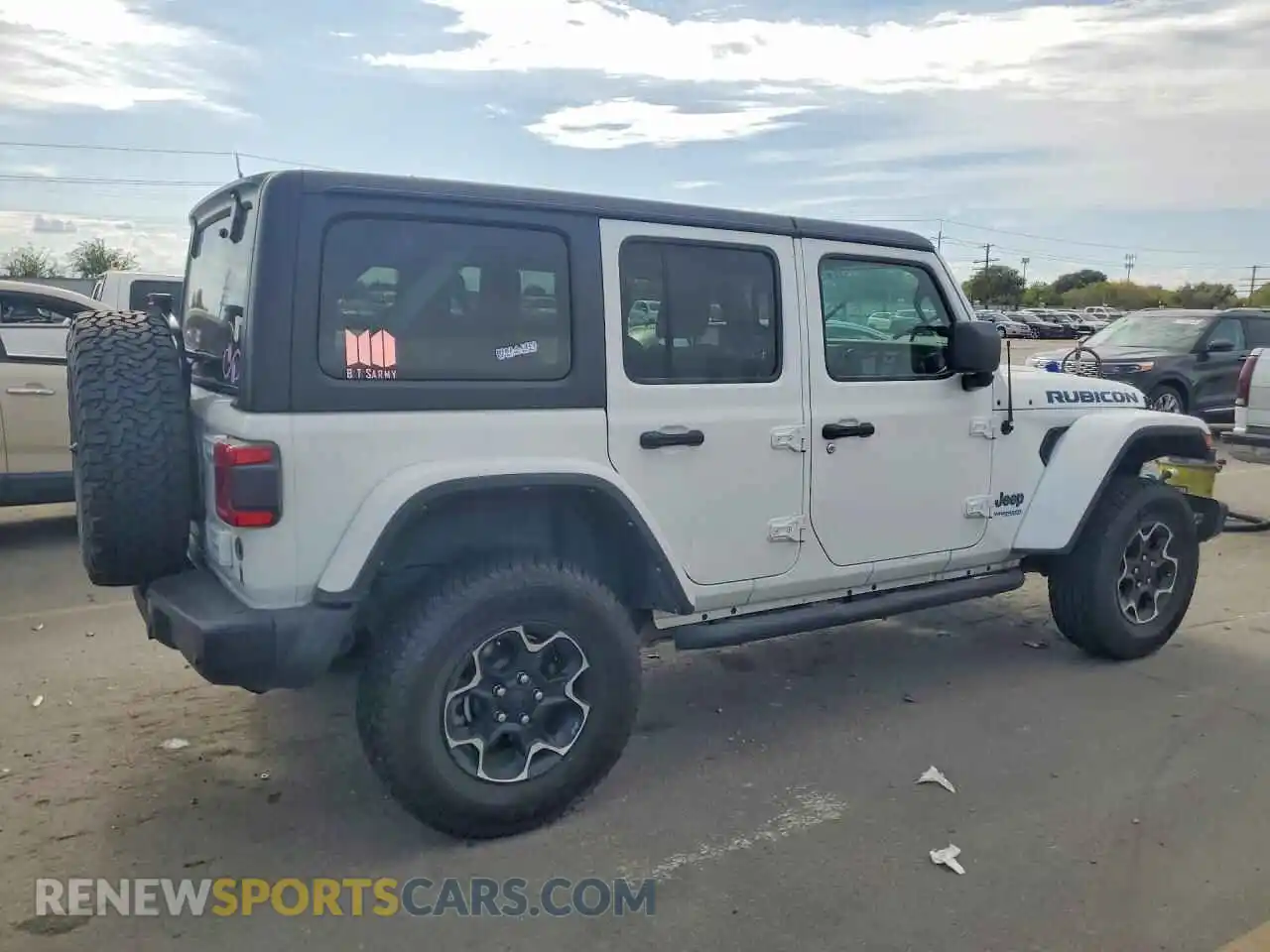 3 Фотография поврежденного автомобиля 1C4JJXR60MW803265 JEEP WRANGLER 2021