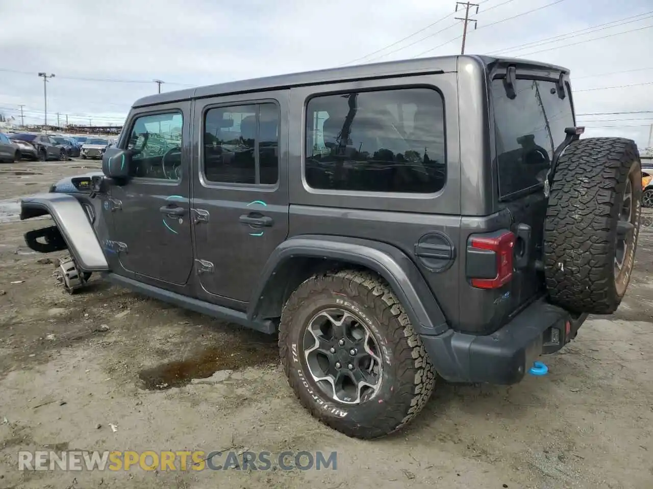 2 Photograph of a damaged car 1C4JJXR60MW840428 JEEP WRANGLER 2021