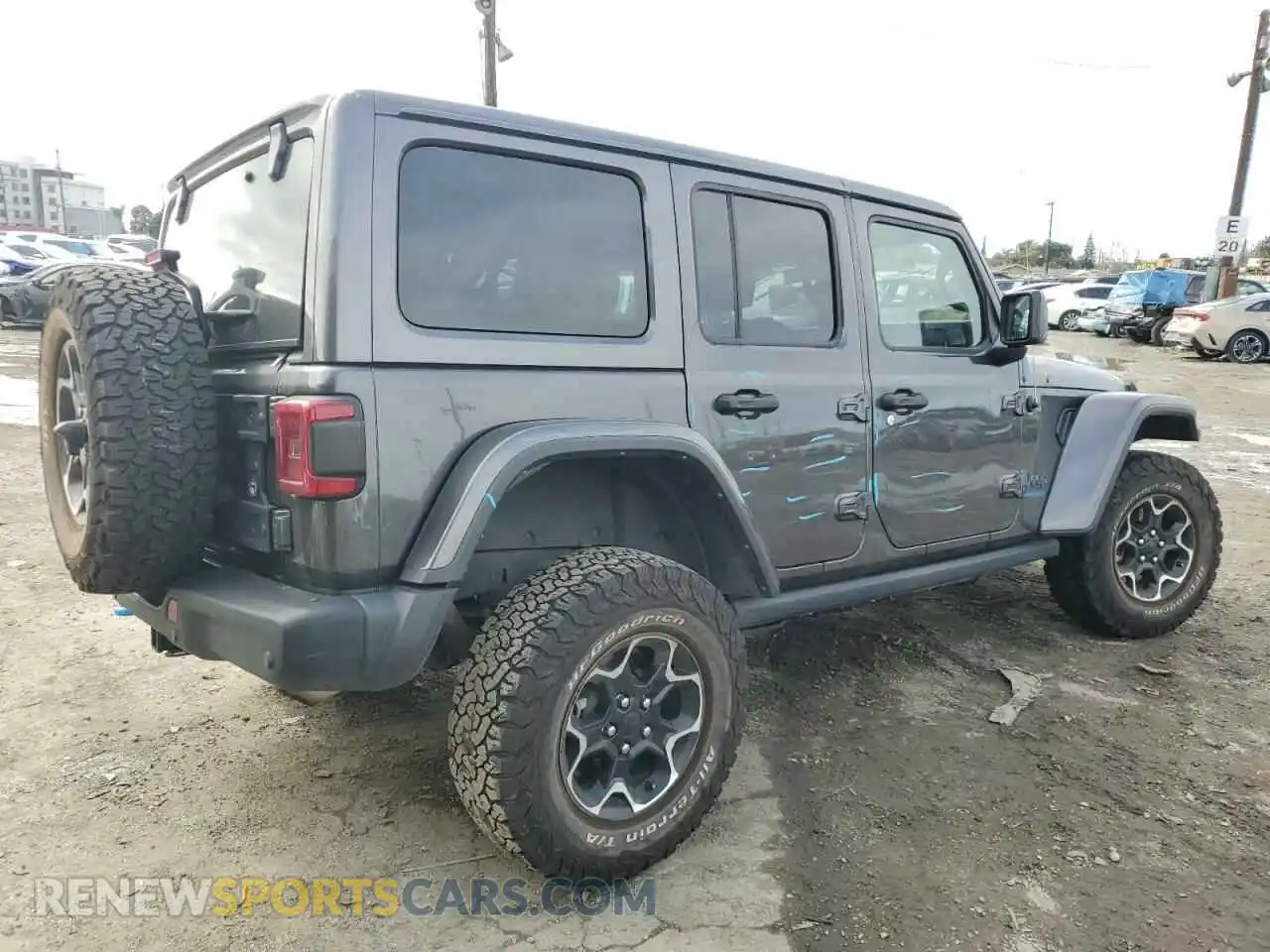 3 Photograph of a damaged car 1C4JJXR60MW840428 JEEP WRANGLER 2021