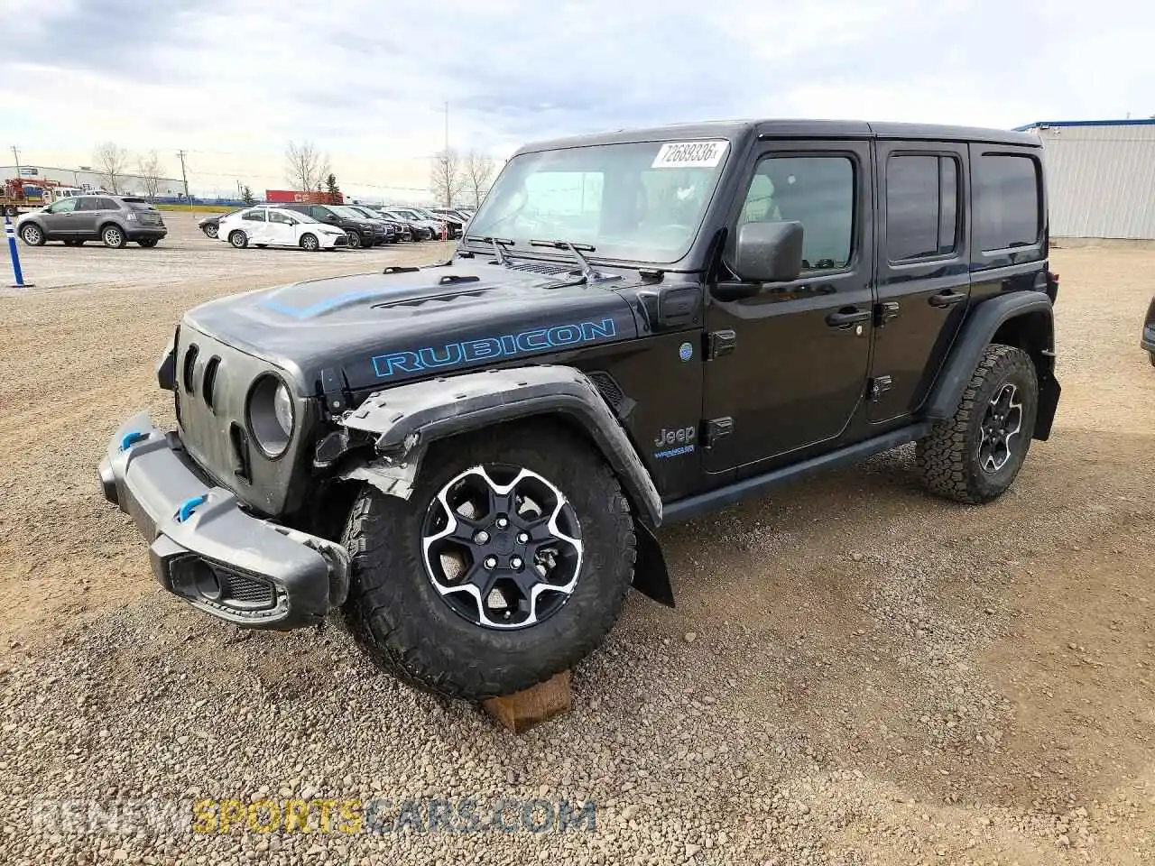 1 Photograph of a damaged car 1C4JJXR66MW644882 JEEP WRANGLER 2021