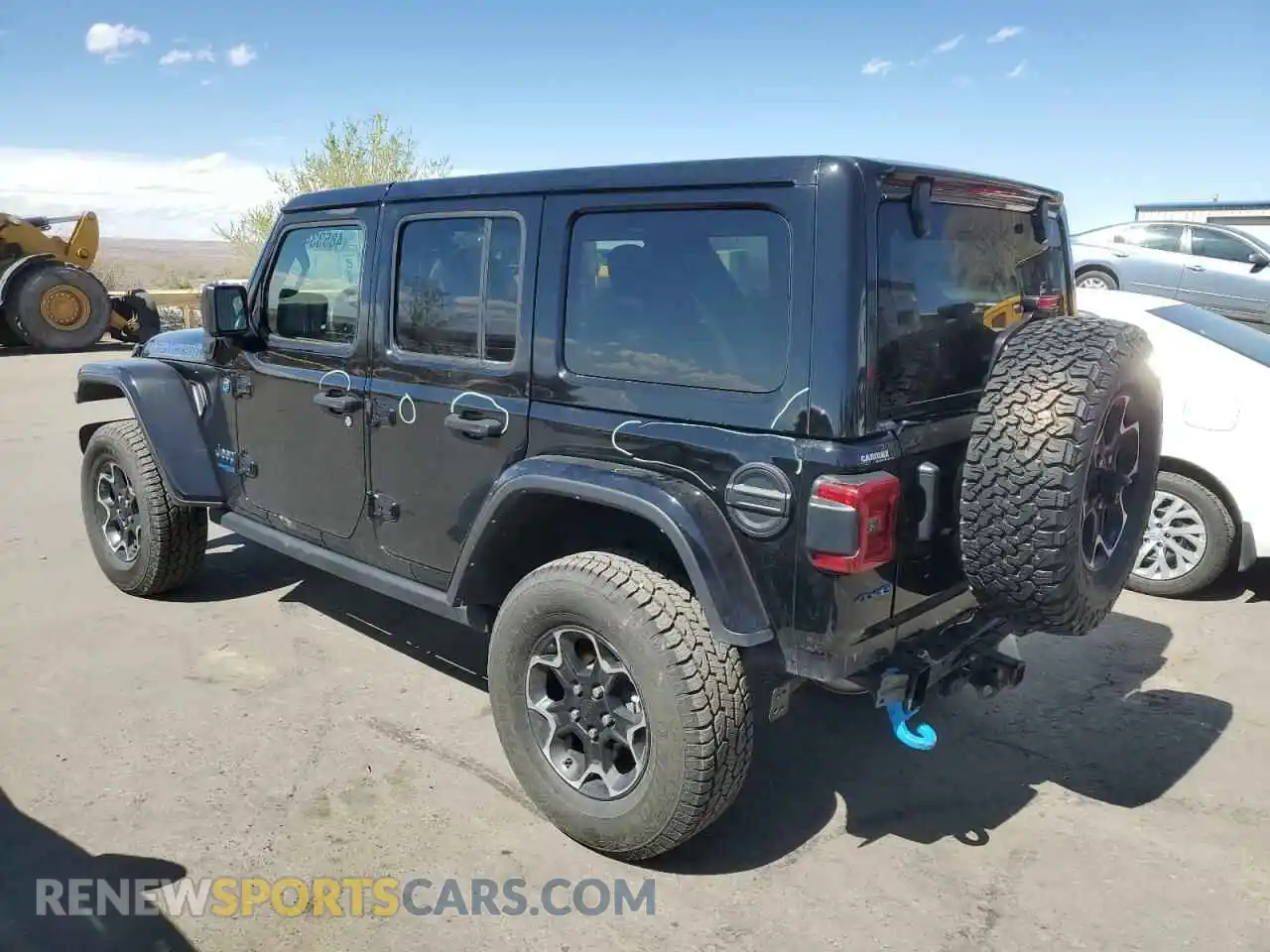 2 Photograph of a damaged car 1C4JJXR69MW676421 JEEP WRANGLER 2021