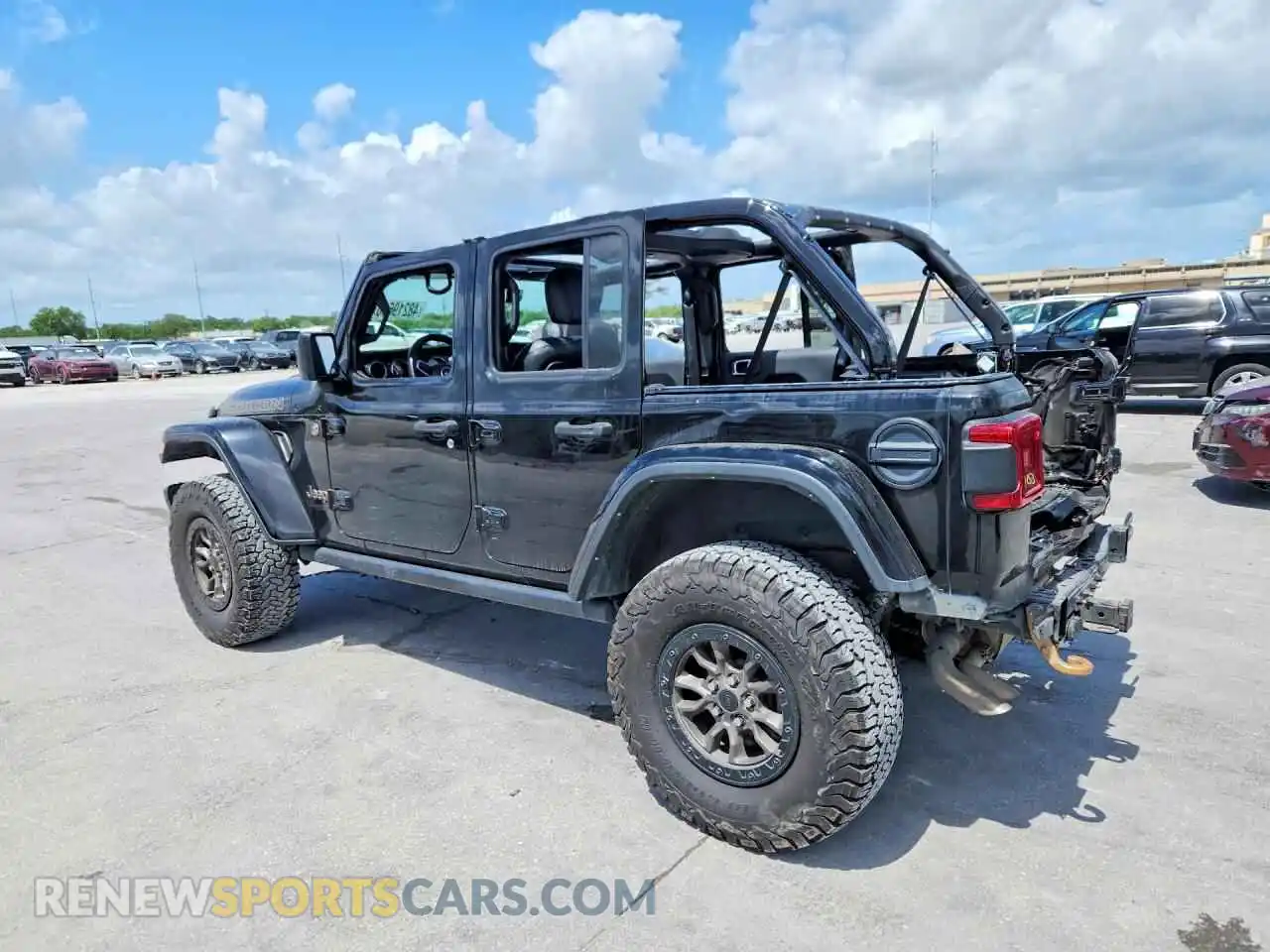 2 Photograph of a damaged car 1C4JJXSJ4MW762881 JEEP WRANGLER 2021
