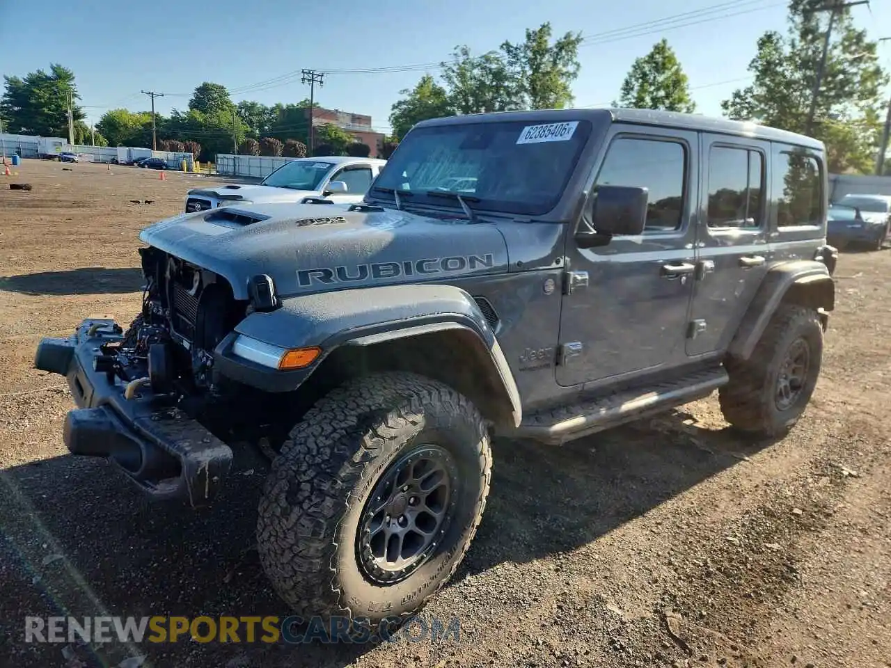 1 Photograph of a damaged car 1C4JJXSJ4MW805504 JEEP WRANGLER 2021