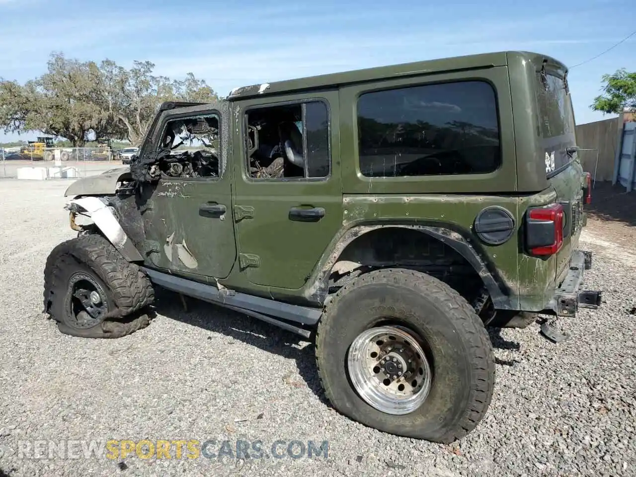 2 Photograph of a damaged car 1C4JJXSJXMW735622 JEEP WRANGLER 2021