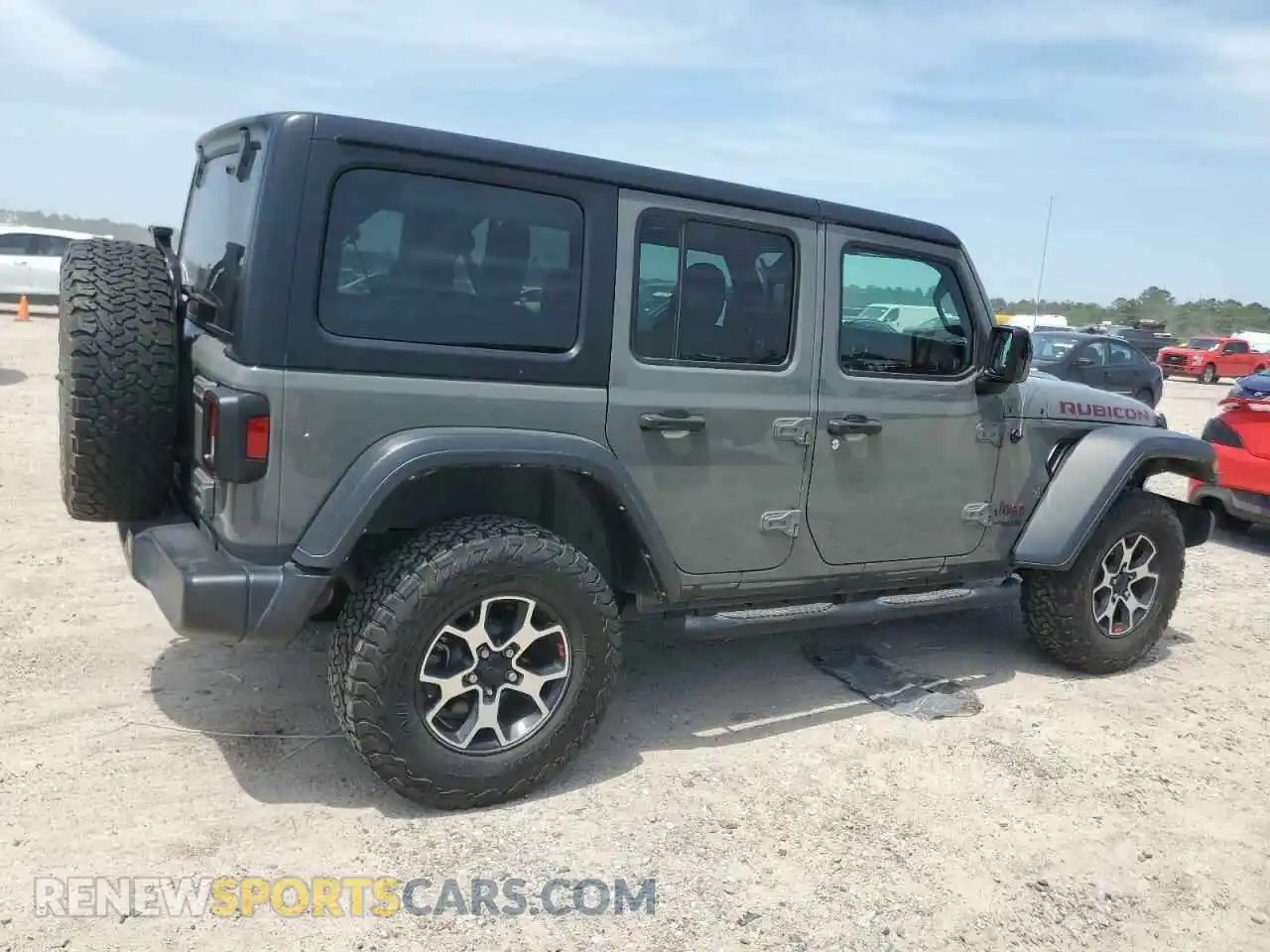 3 fotografías del automóvil dañado 1C4HJXFN6NW166278 JEEP WRANGLER 2022