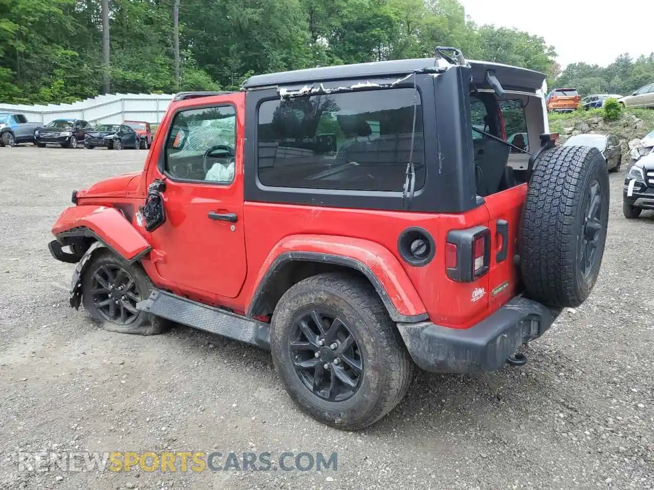 2 Photograph of a damaged car 1C4HJXAG8PW582425 JEEP WRANGLER 2023