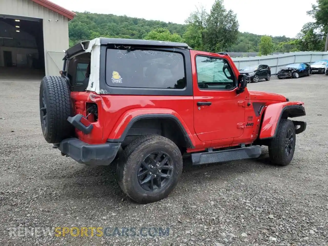 3 Photograph of a damaged car 1C4HJXAG8PW582425 JEEP WRANGLER 2023