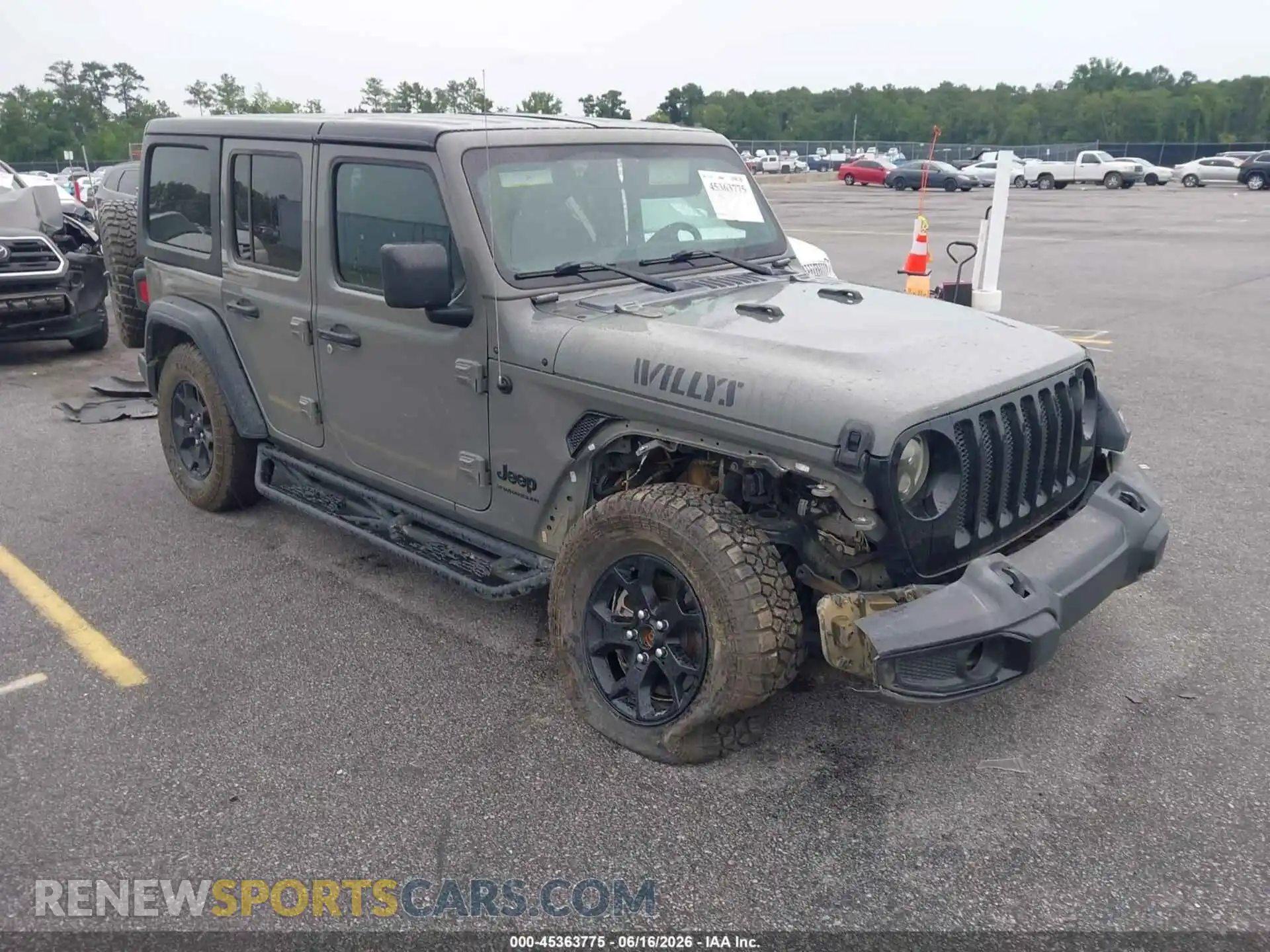 1 fotografías del automóvil dañado 1C4HJXDG3PW545200 JEEP WRANGLER 2023