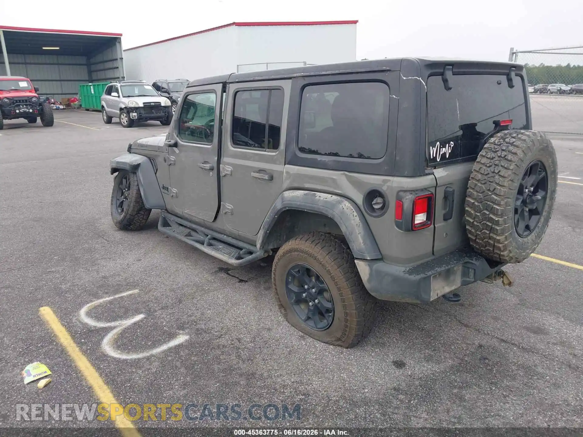 3 fotografías del automóvil dañado 1C4HJXDG3PW545200 JEEP WRANGLER 2023