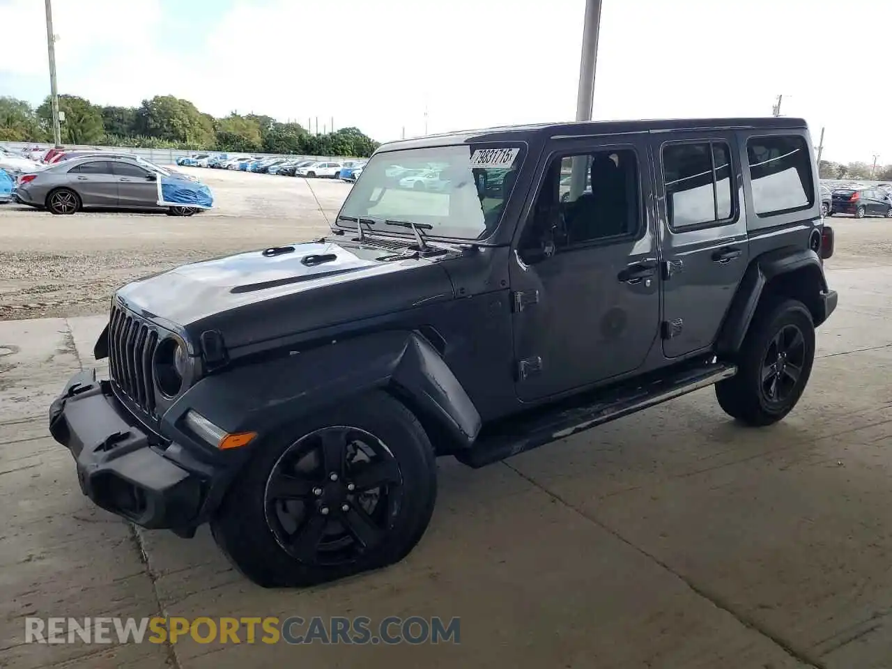 1 Photograph of a damaged car 1C4HJXDG3PW566791 JEEP WRANGLER 2023