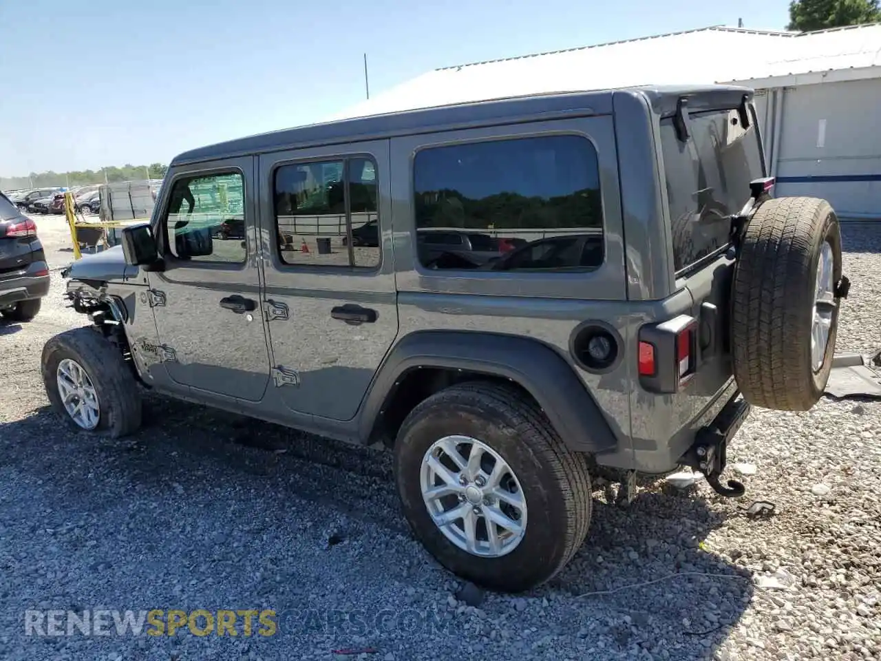 2 Photograph of a damaged car 1C4HJXDN8PW628152 JEEP WRANGLER 2023