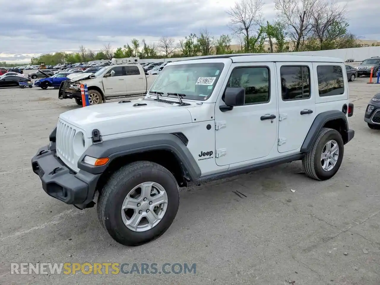 1 Photograph of a damaged car 1C4HJXDNXPW567290 JEEP WRANGLER 2023