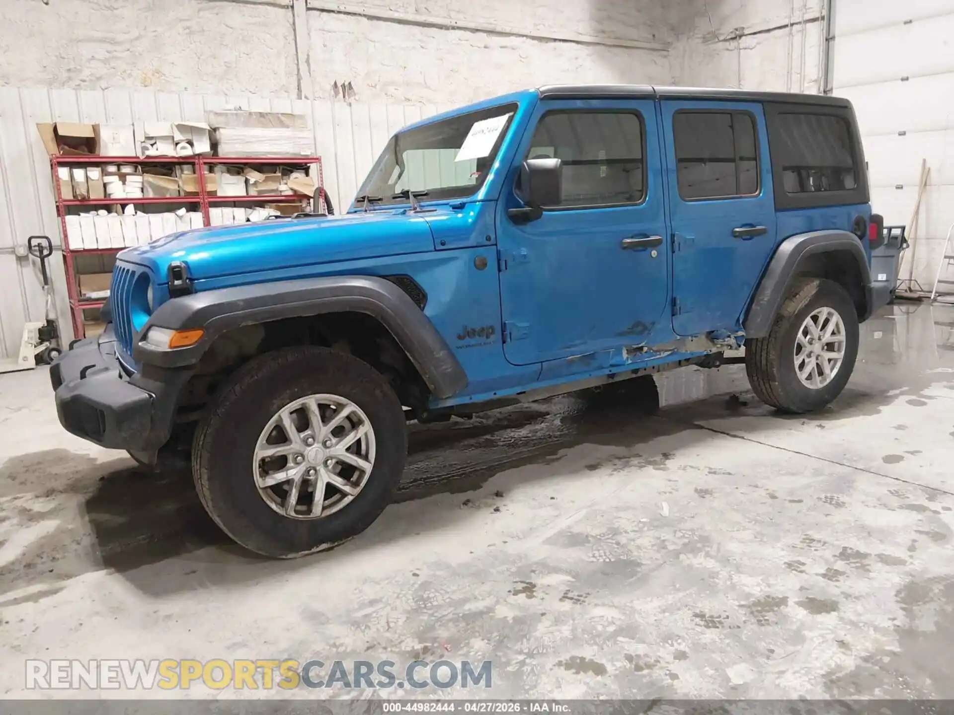 2 Photograph of a damaged car 1C4HJXDNXPW643395 JEEP WRANGLER 2023