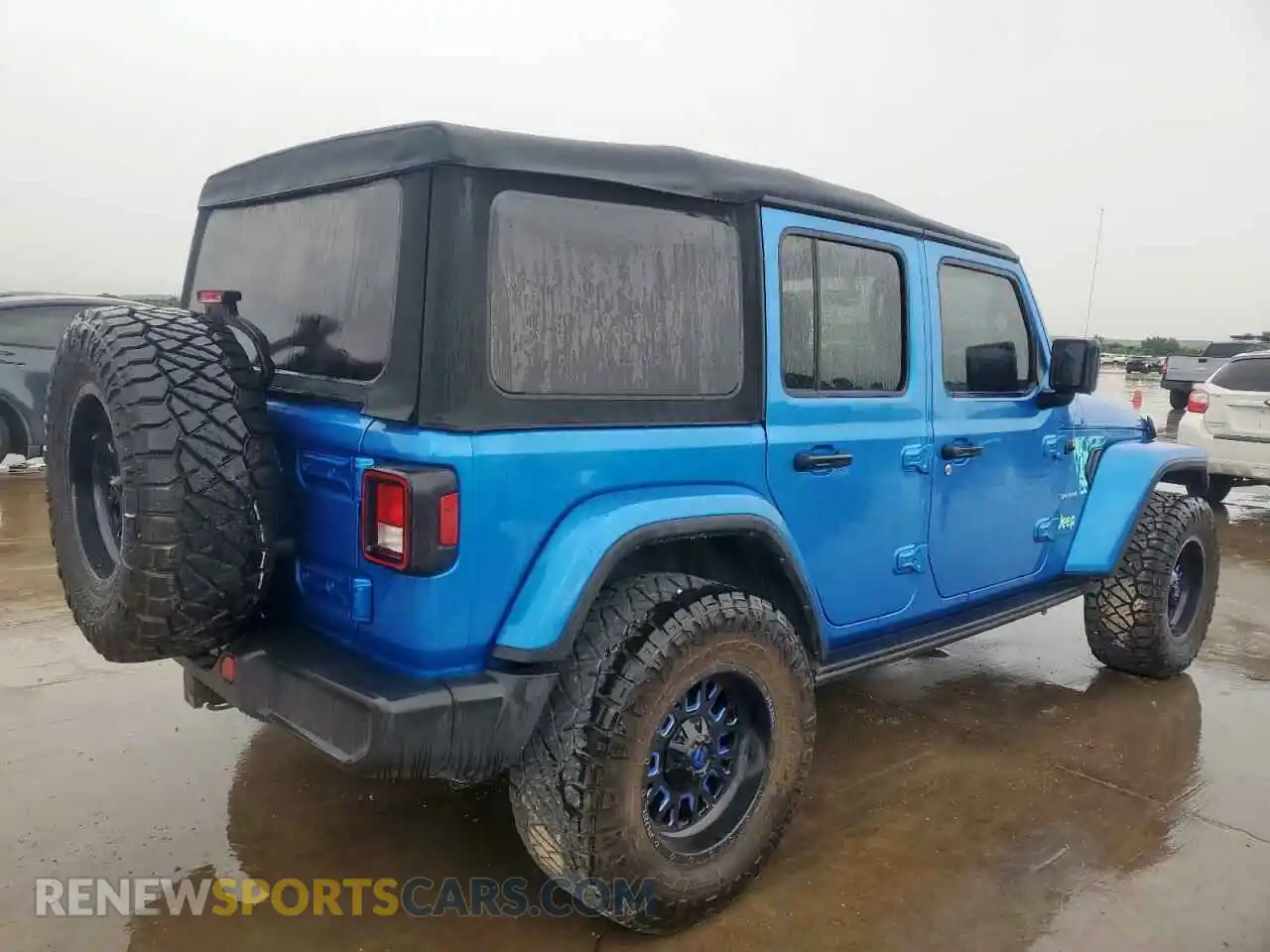 3 Фотография поврежденного автомобиля 1C4HJXEG7PW590252 JEEP WRANGLER 2023