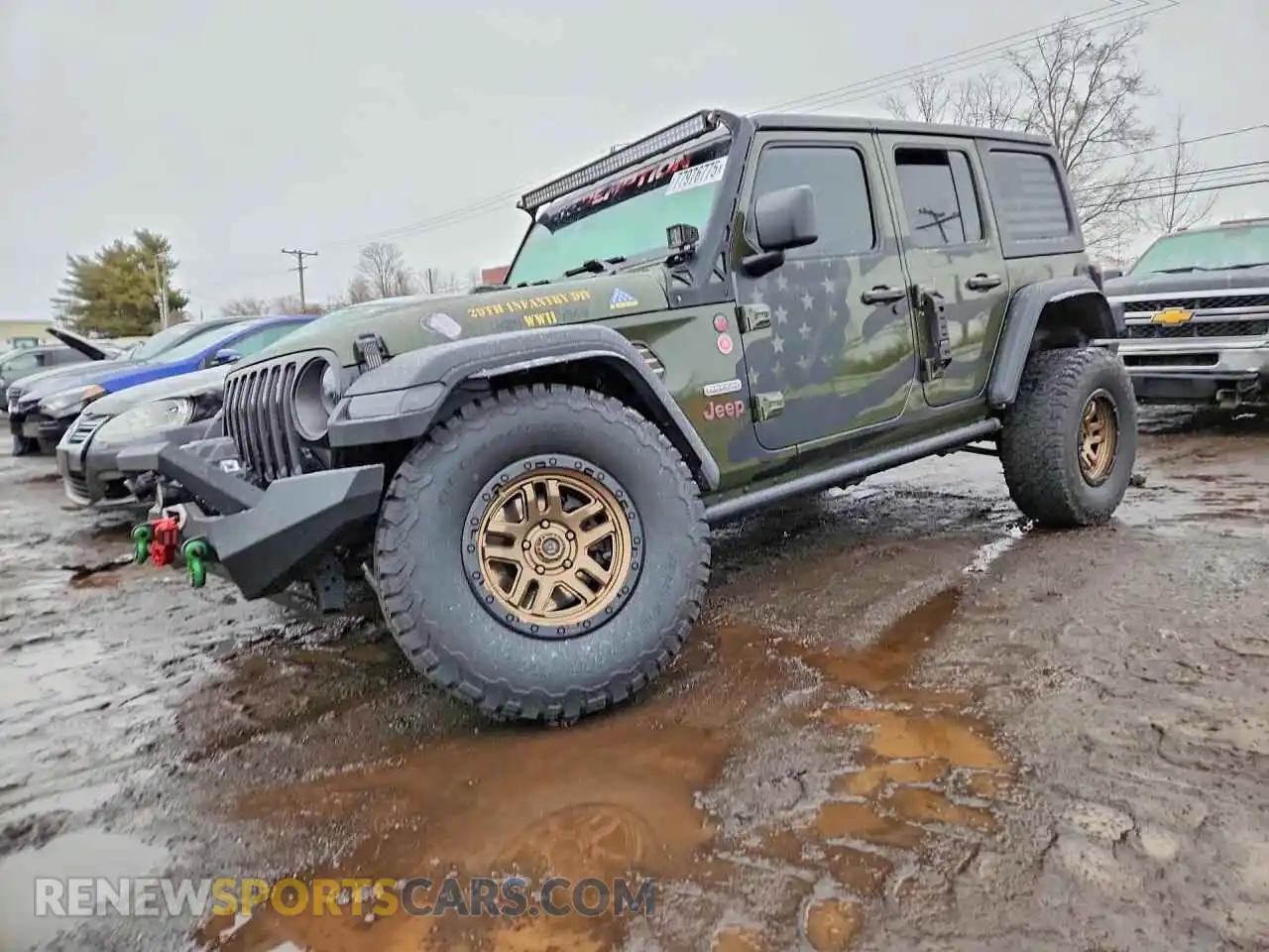 1 Photograph of a damaged car 1C4HJXFN2PW509235 JEEP WRANGLER 2023