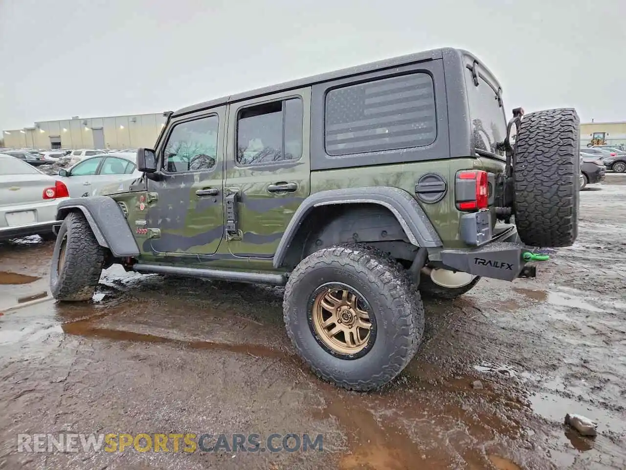 2 Photograph of a damaged car 1C4HJXFN2PW509235 JEEP WRANGLER 2023