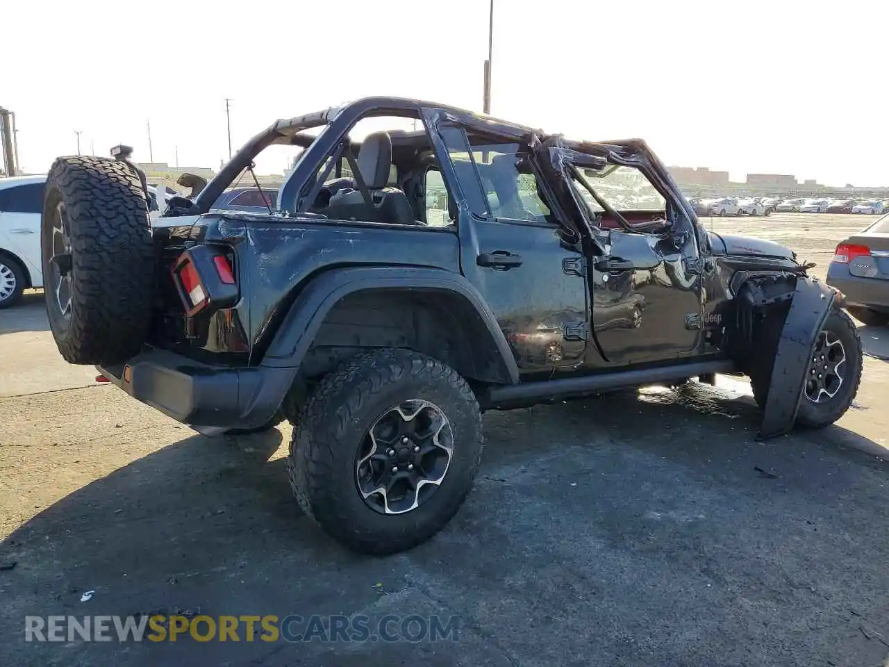 3 fotografías del automóvil dañado 1C4HJXFN4PW639971 JEEP WRANGLER 2023