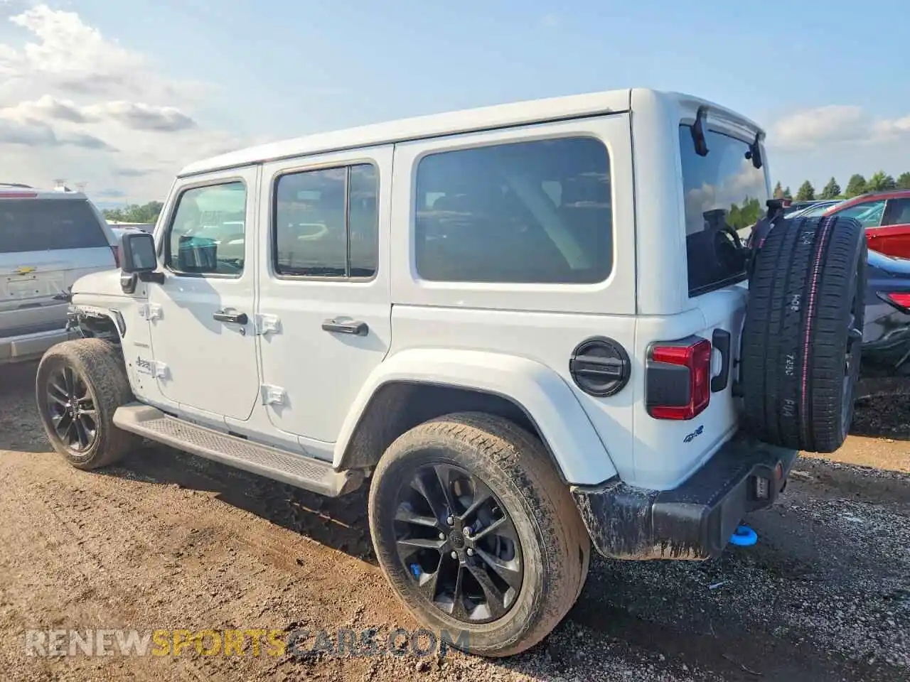 2 fotografías del automóvil dañado 1C4JJXP65PW555909 JEEP WRANGLER 2023