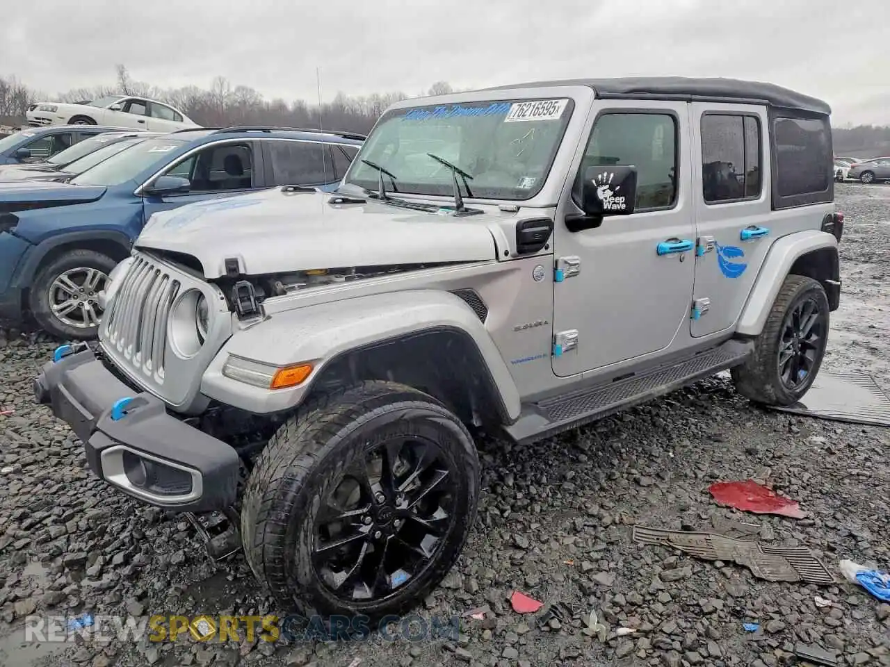 1 Photograph of a damaged car 1C4JJXP69PW627484 JEEP WRANGLER 2023
