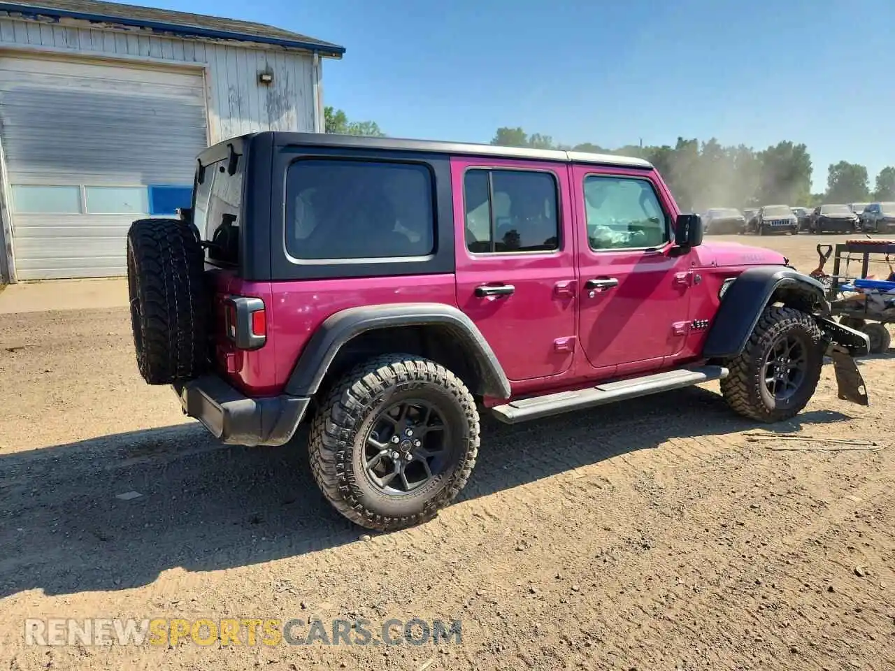 3 Photograph of a damaged car 1C4PJXDG3RW336148 JEEP WRANGLER 2024