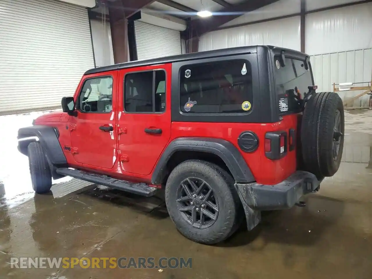 2 Photograph of a damaged car 1C4PJXDG5RW177357 JEEP WRANGLER 2024