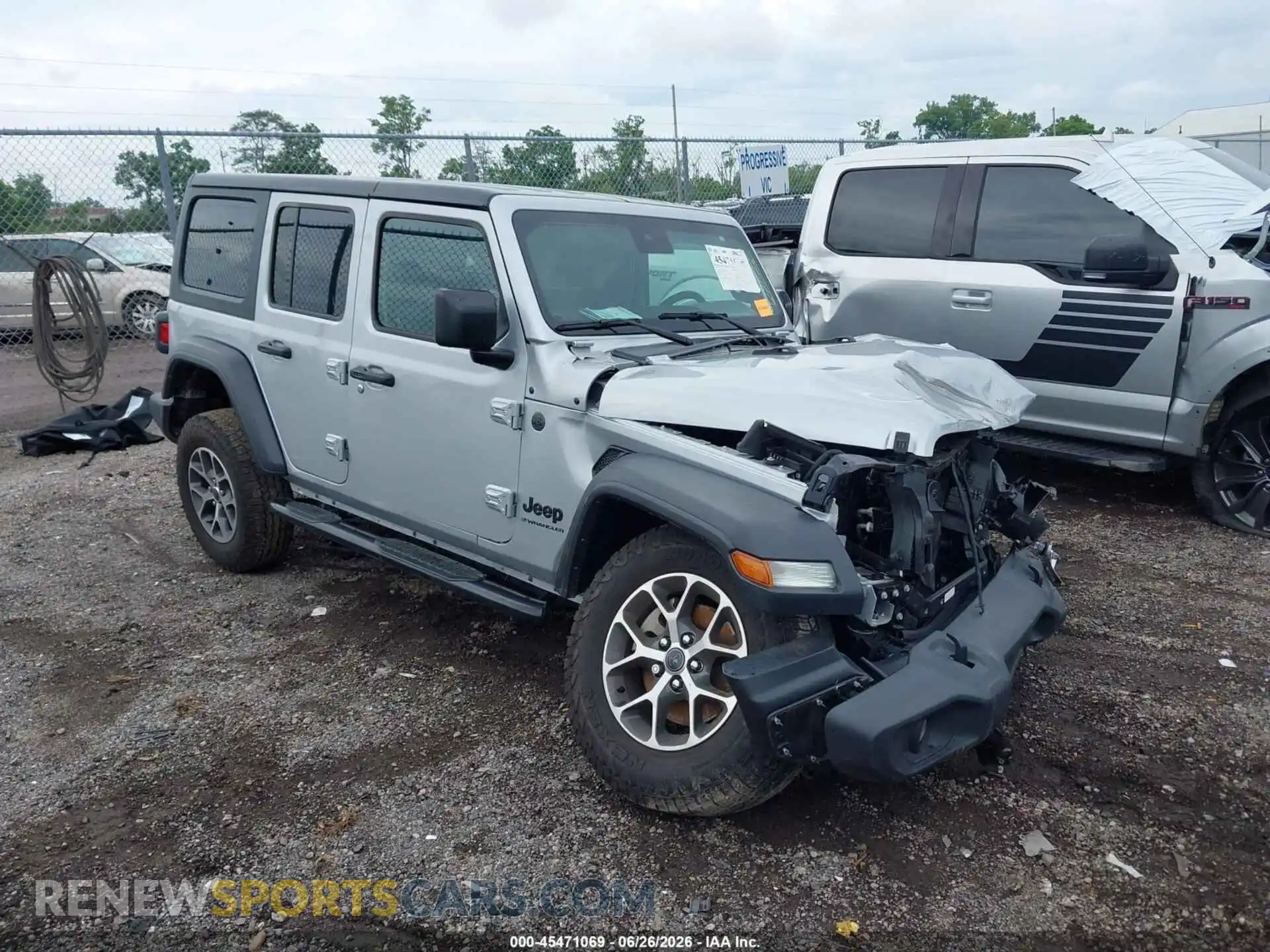1 Photograph of a damaged car 1C4PJXDG7RW284913 JEEP WRANGLER 2024