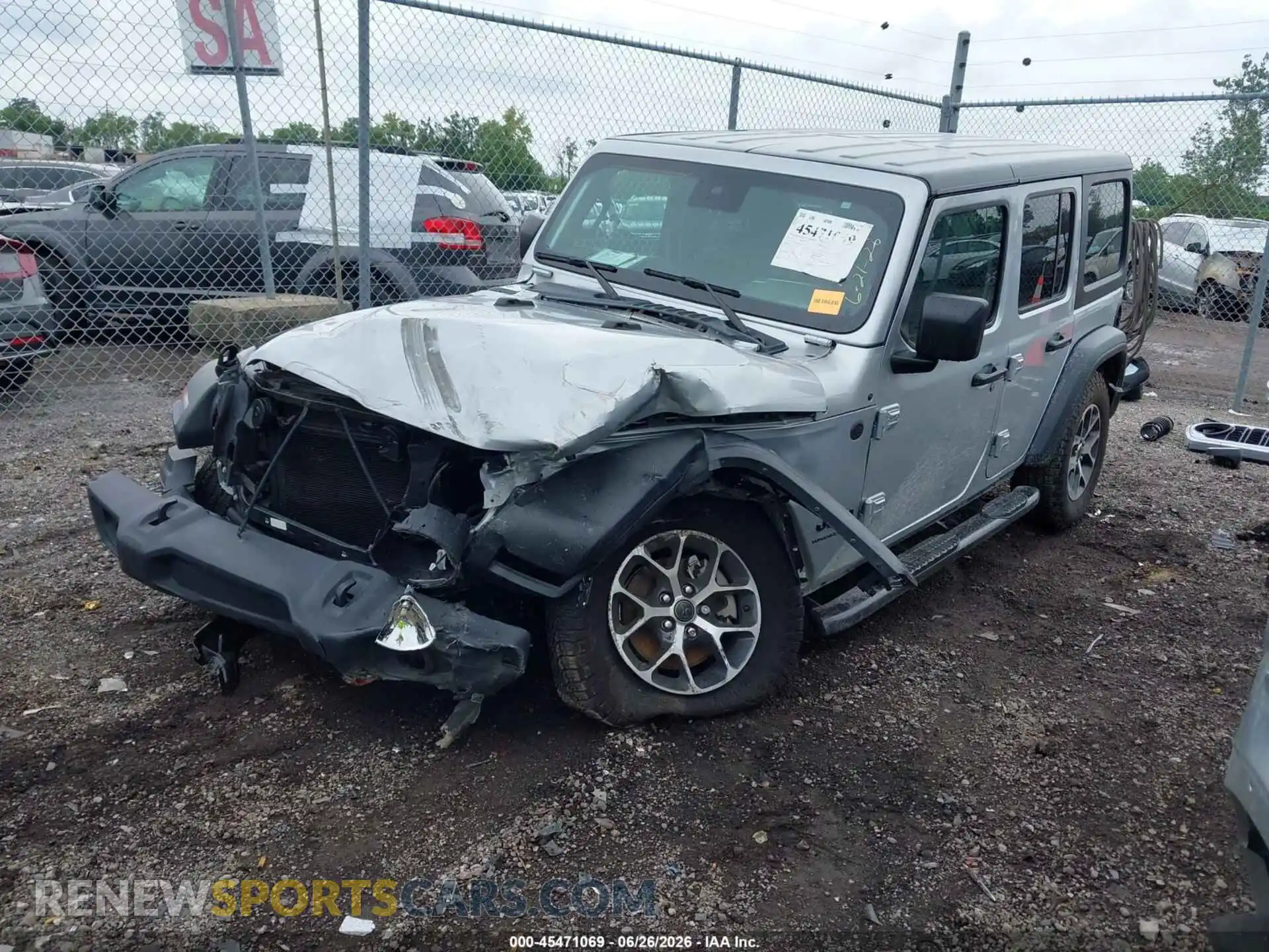 2 Photograph of a damaged car 1C4PJXDG7RW284913 JEEP WRANGLER 2024
