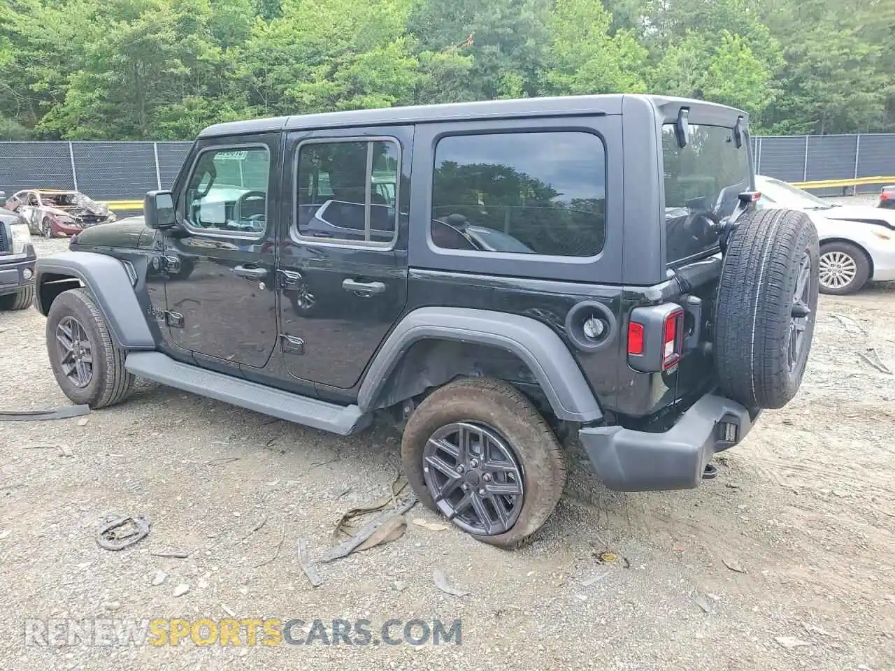 2 fotografías del automóvil dañado 1C4PJXDG9RW368005 JEEP WRANGLER 2024