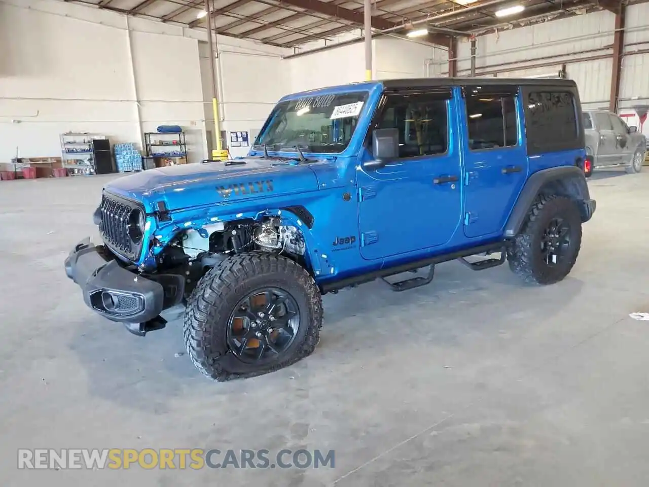 1 Photograph of a damaged car 1C4PJXDN9RW106936 JEEP WRANGLER 2024