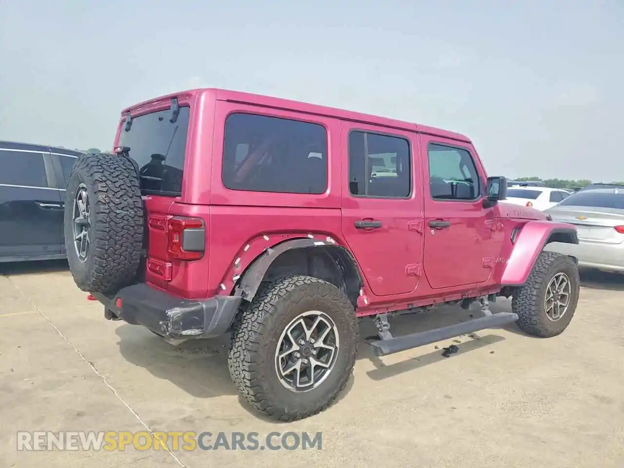 3 fotografías del automóvil dañado 1C4PJXFG6RW345276 JEEP WRANGLER 2024
