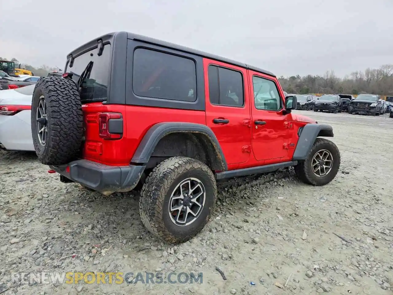 3 fotografías del automóvil dañado 1C4PJXFG7RW325005 JEEP WRANGLER 2024