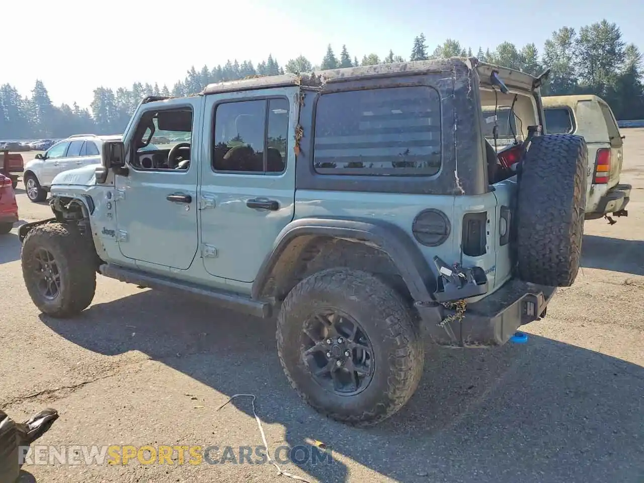 2 fotografías del automóvil dañado 1C4RJXN68RW166271 JEEP WRANGLER 2024
