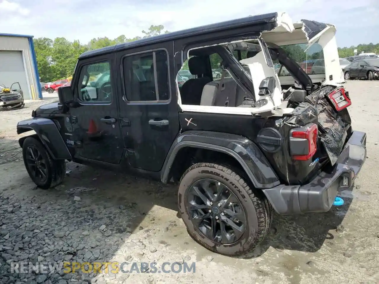 2 fotografías del automóvil dañado 1C4RJXP64RW292642 JEEP WRANGLER 2024