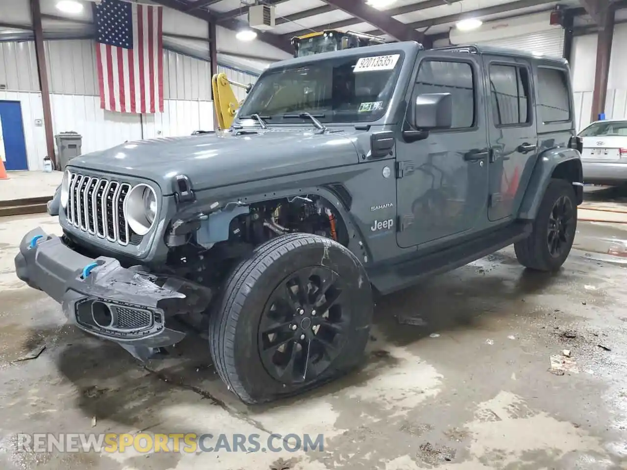 1 Photograph of a damaged car 1C4RJXP65RW147965 JEEP WRANGLER 2024