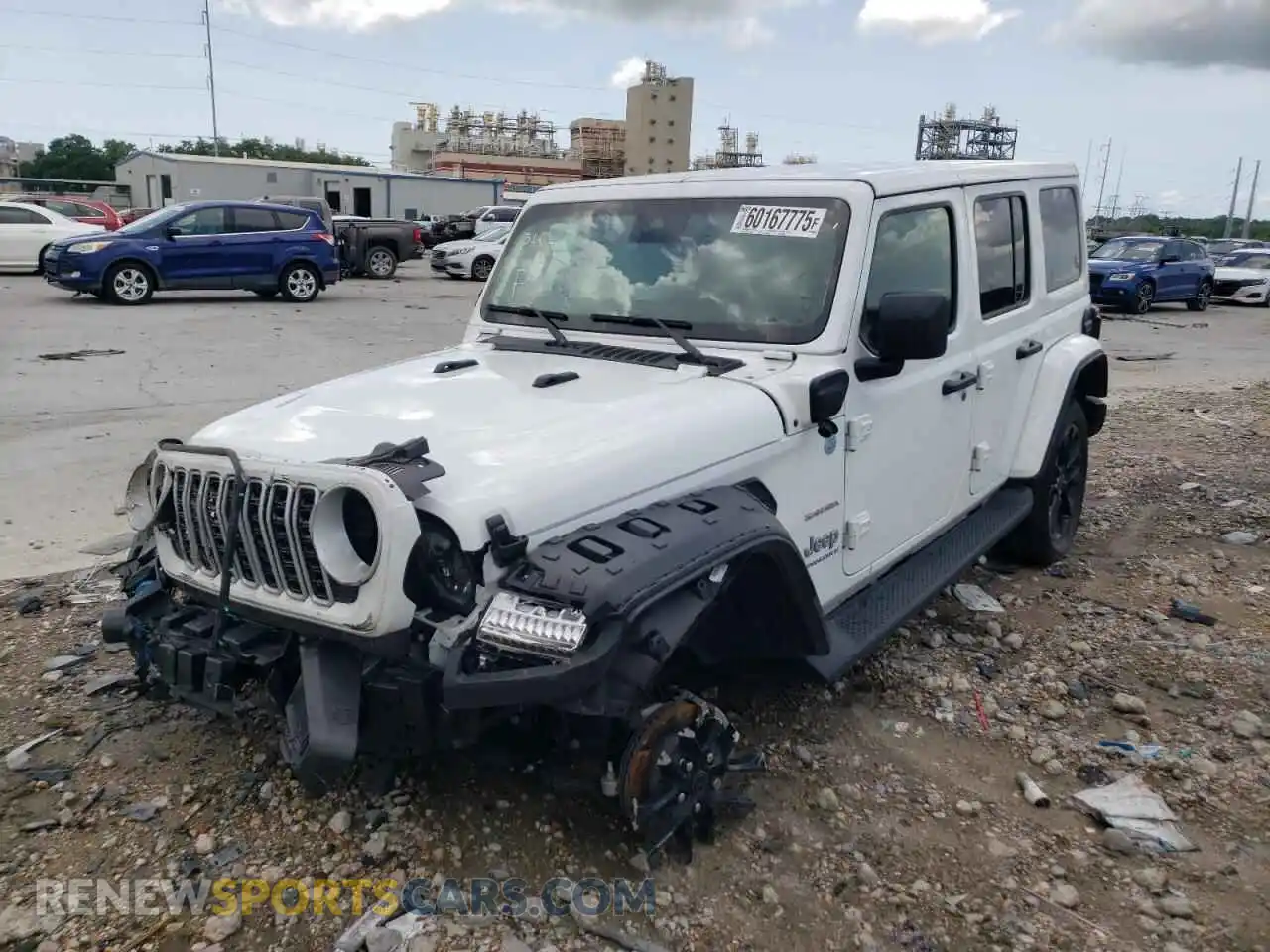 1 Photograph of a damaged car 1C4RJXP66RW364652 JEEP WRANGLER 2024