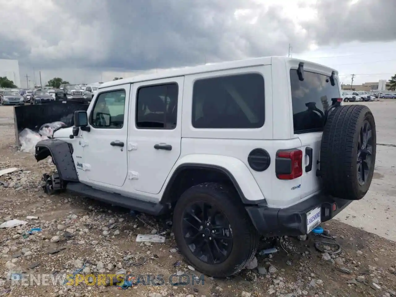 2 Photograph of a damaged car 1C4RJXP66RW364652 JEEP WRANGLER 2024