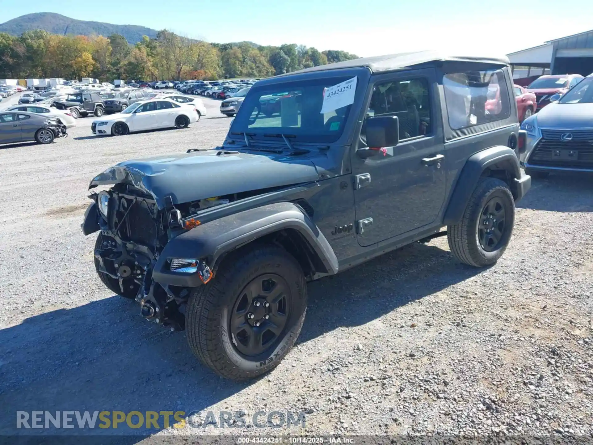 2 Photograph of a damaged car 1C4PJXAG6SW522261 JEEP WRANGLER 2025