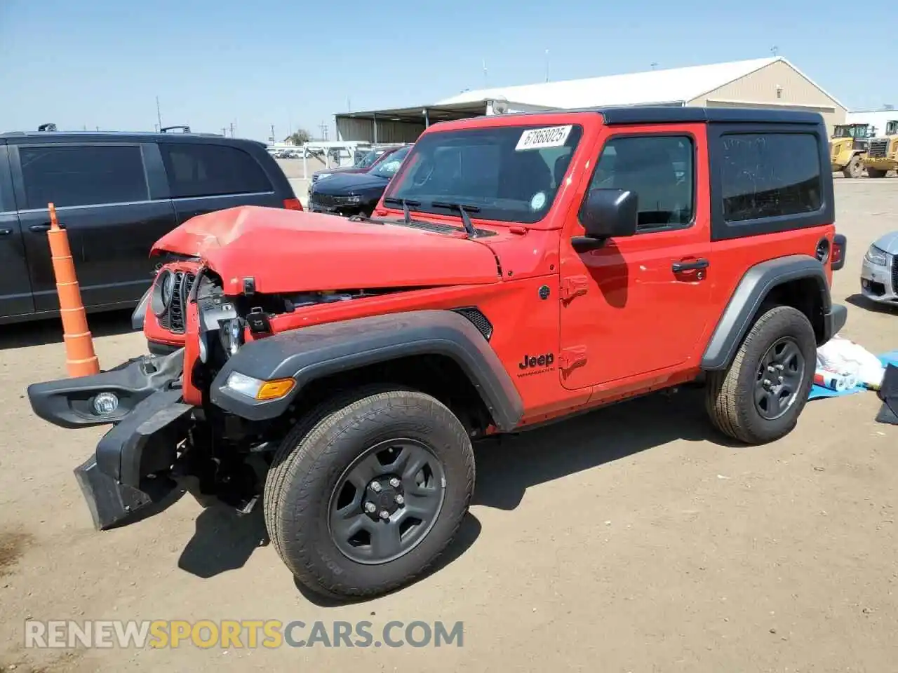 1 Photograph of a damaged car 1C4PJXAN2SW545261 JEEP WRANGLER 2025