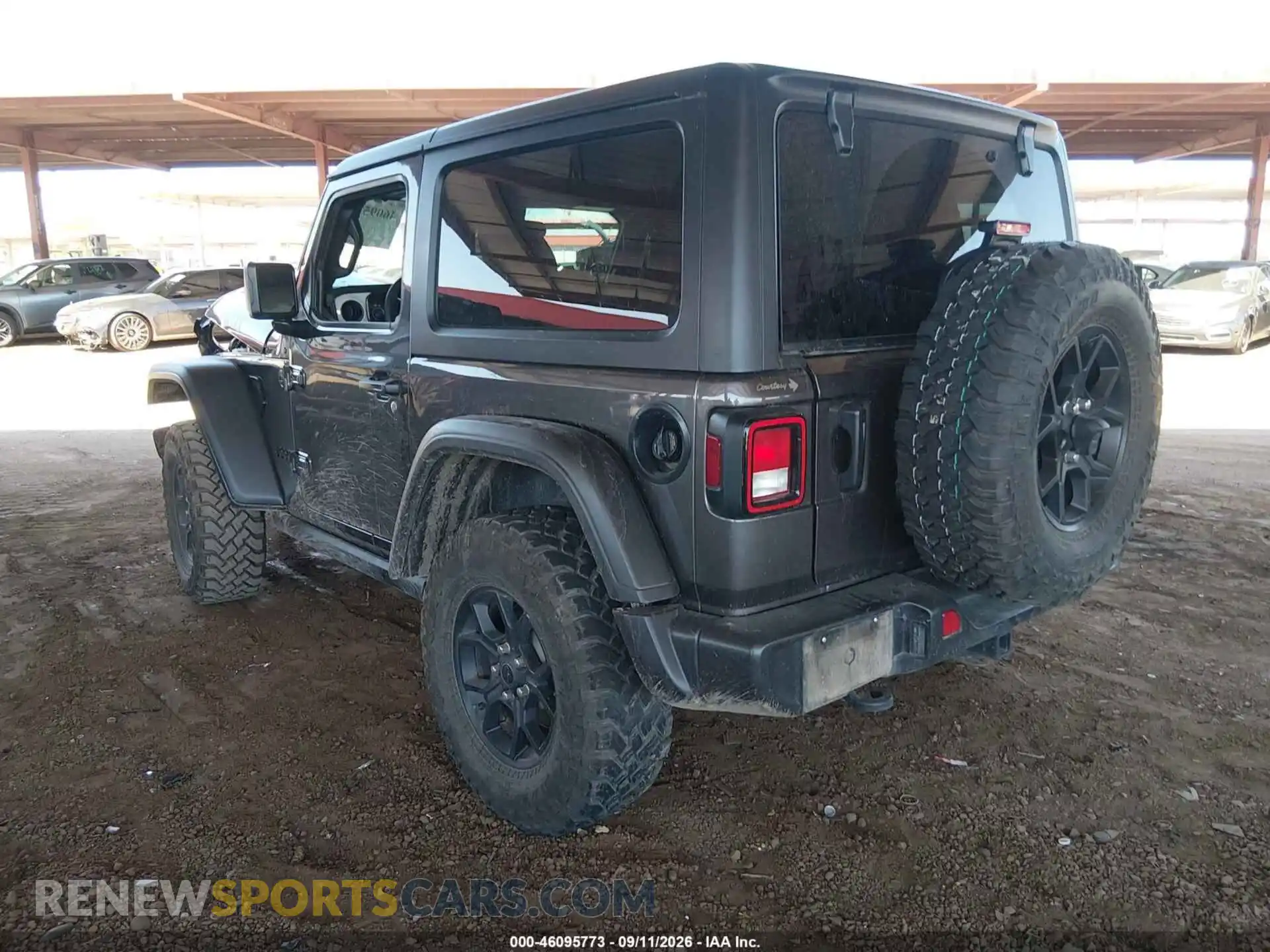 3 fotografías del automóvil dañado 1C4PJXAN4SW532432 JEEP WRANGLER 2025