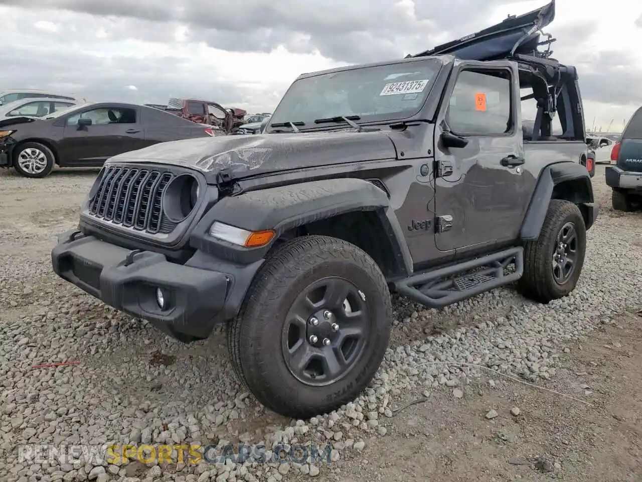 1 Photograph of a damaged car 1C4PJXAN6SW562645 JEEP WRANGLER 2025