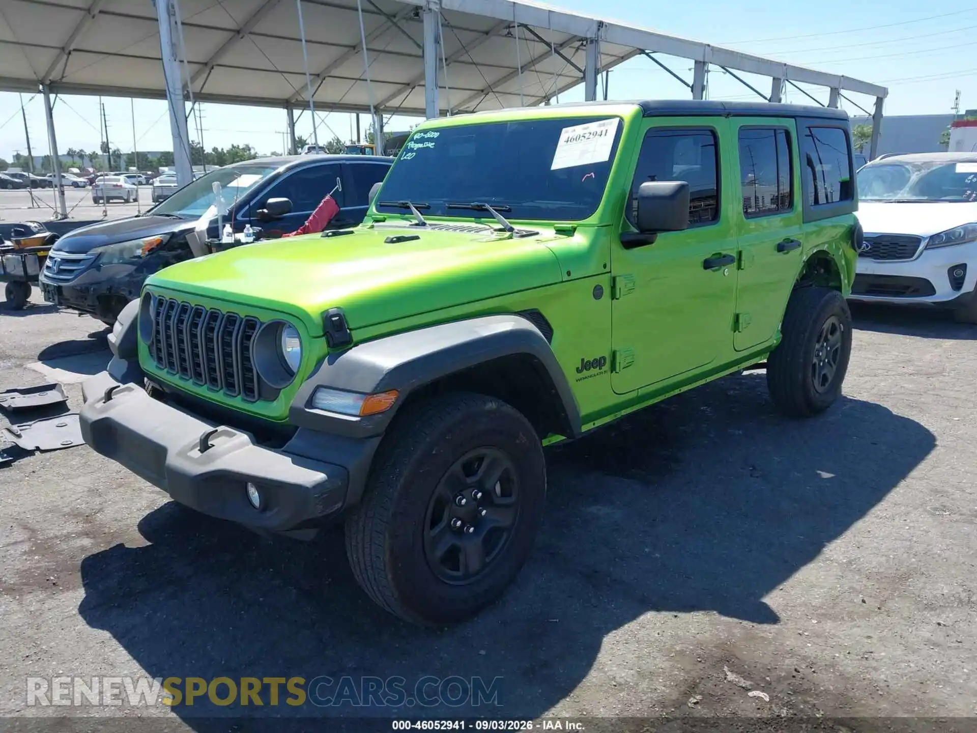 2 fotografías del automóvil dañado 1C4PJXDG0SW553114 JEEP WRANGLER 2025