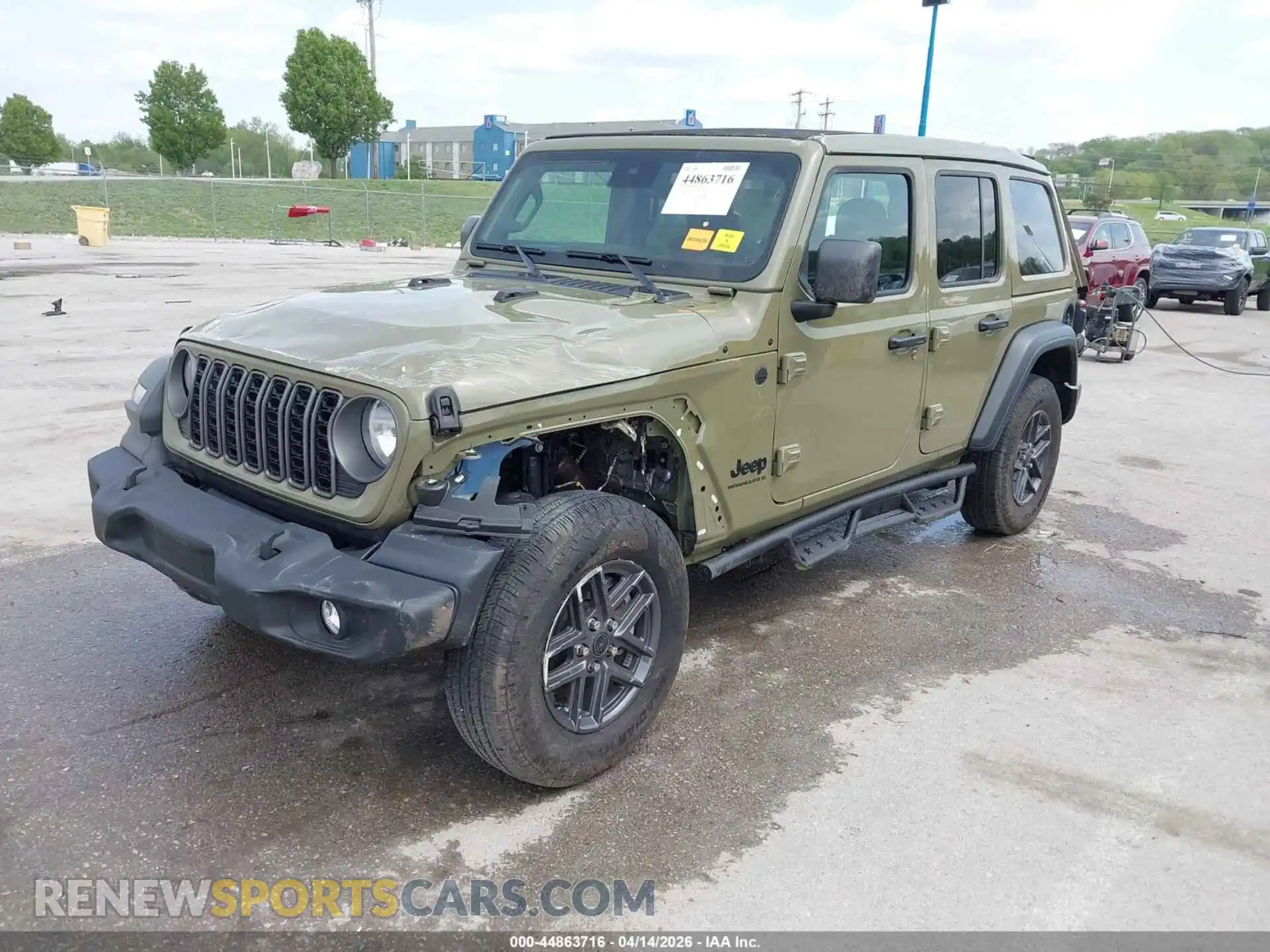 2 Photograph of a damaged car 1C4PJXDG0SW643203 JEEP WRANGLER 2025