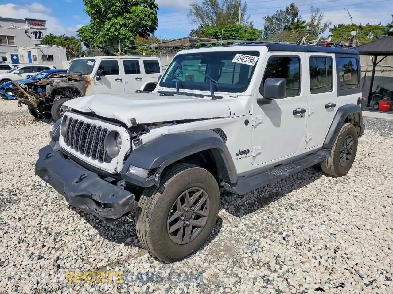 1 Photograph of a damaged car 1C4PJXDG4SW608146 JEEP WRANGLER 2025