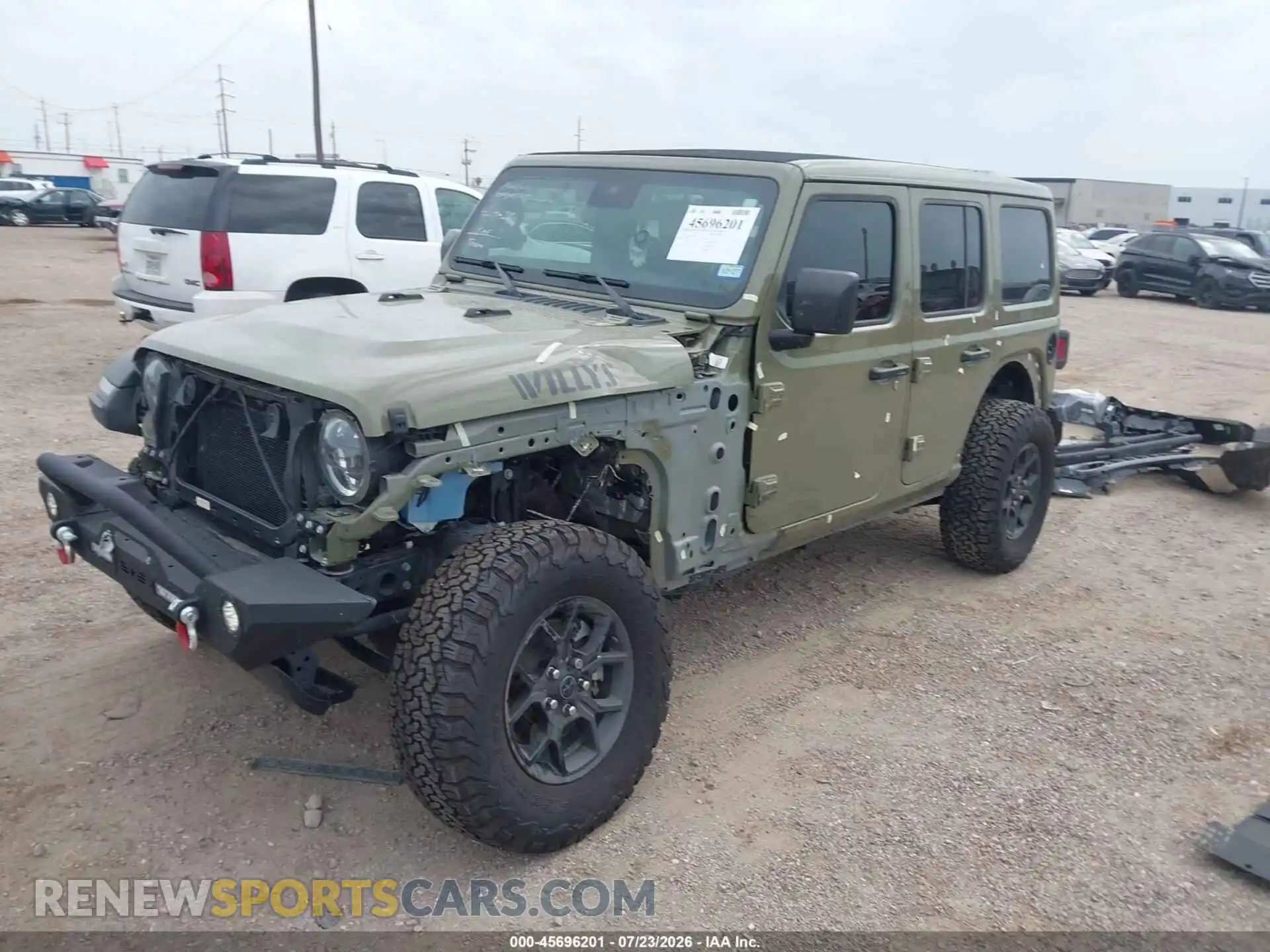 2 Photograph of a damaged car 1C4PJXDG6SW583217 JEEP WRANGLER 2025