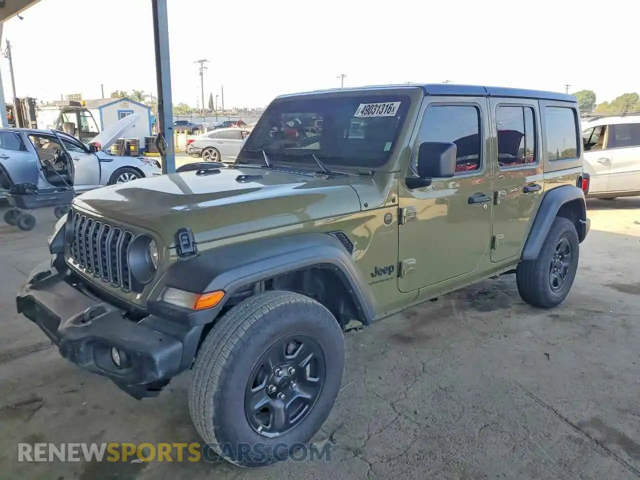 1 fotografías del automóvil dañado 1C4PJXDG6SW631380 JEEP WRANGLER 2025