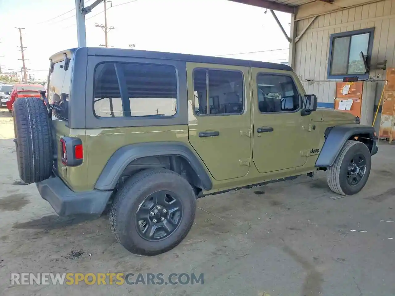 3 fotografías del automóvil dañado 1C4PJXDG6SW631380 JEEP WRANGLER 2025