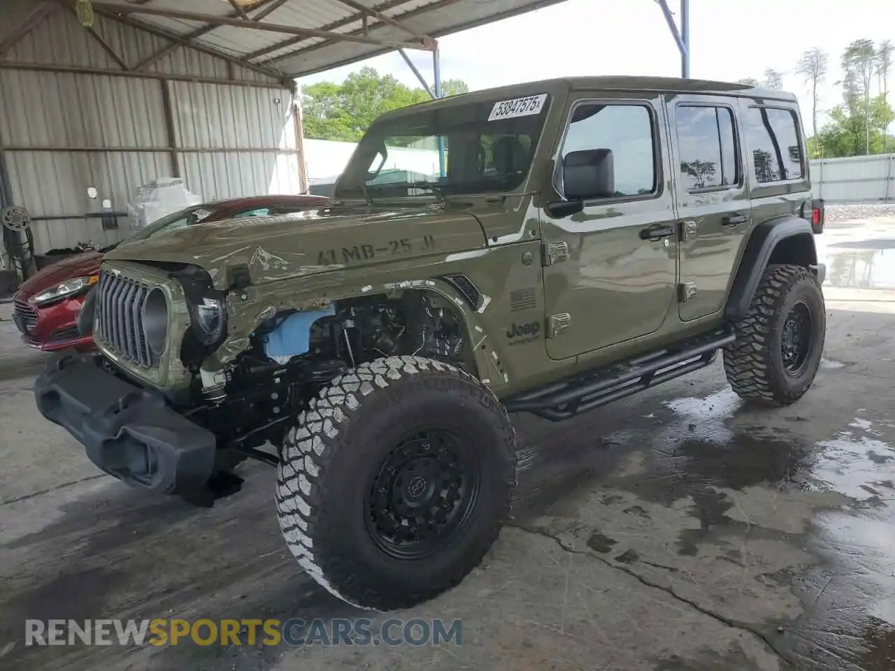 1 Photograph of a damaged car 1C4PJXDG7SW536309 JEEP WRANGLER 2025