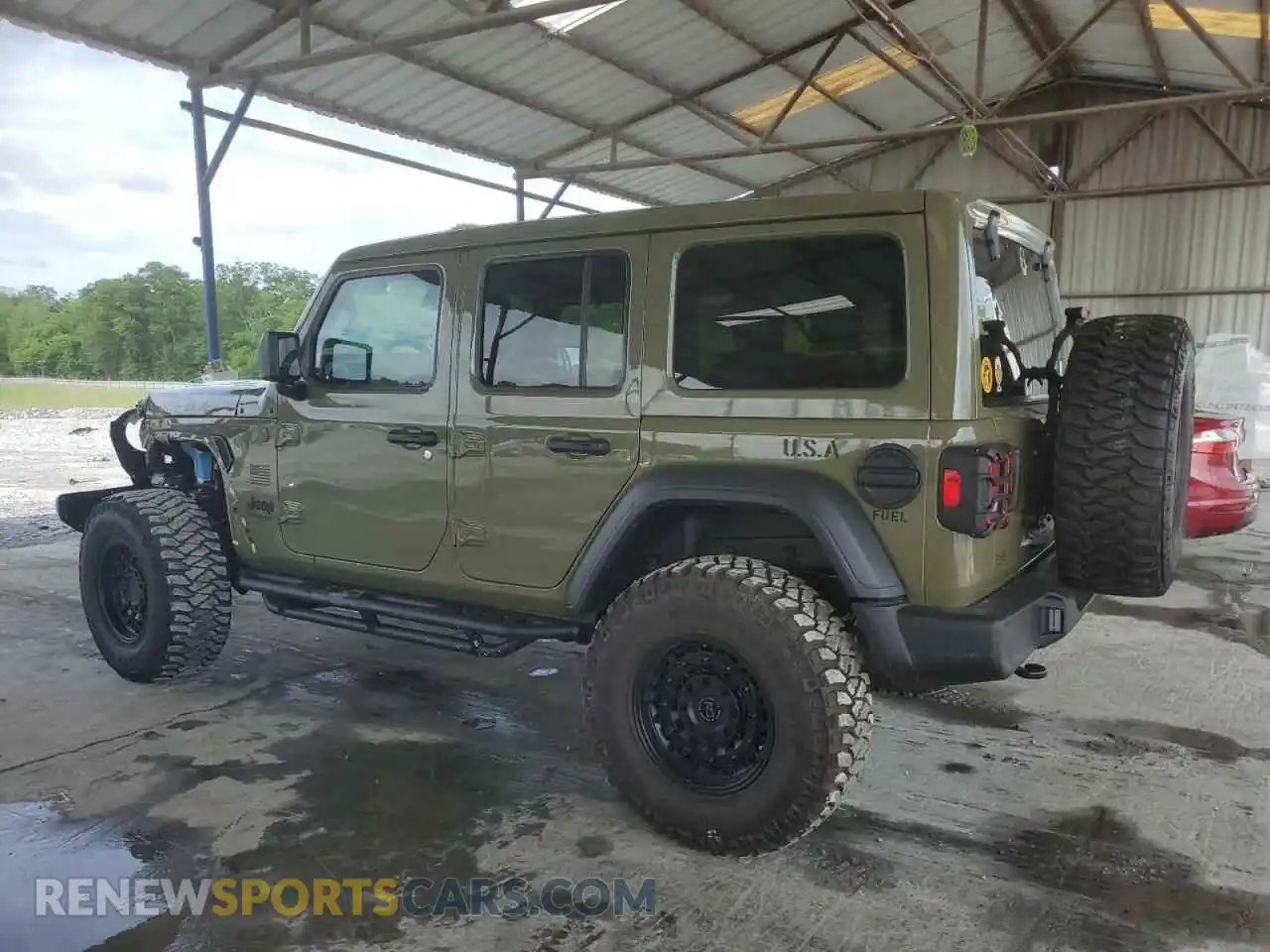 2 Photograph of a damaged car 1C4PJXDG7SW536309 JEEP WRANGLER 2025